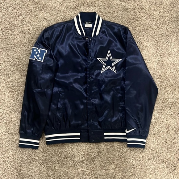 Navy Blue Dallas Cowboys Jacket - Picture 1 of 4